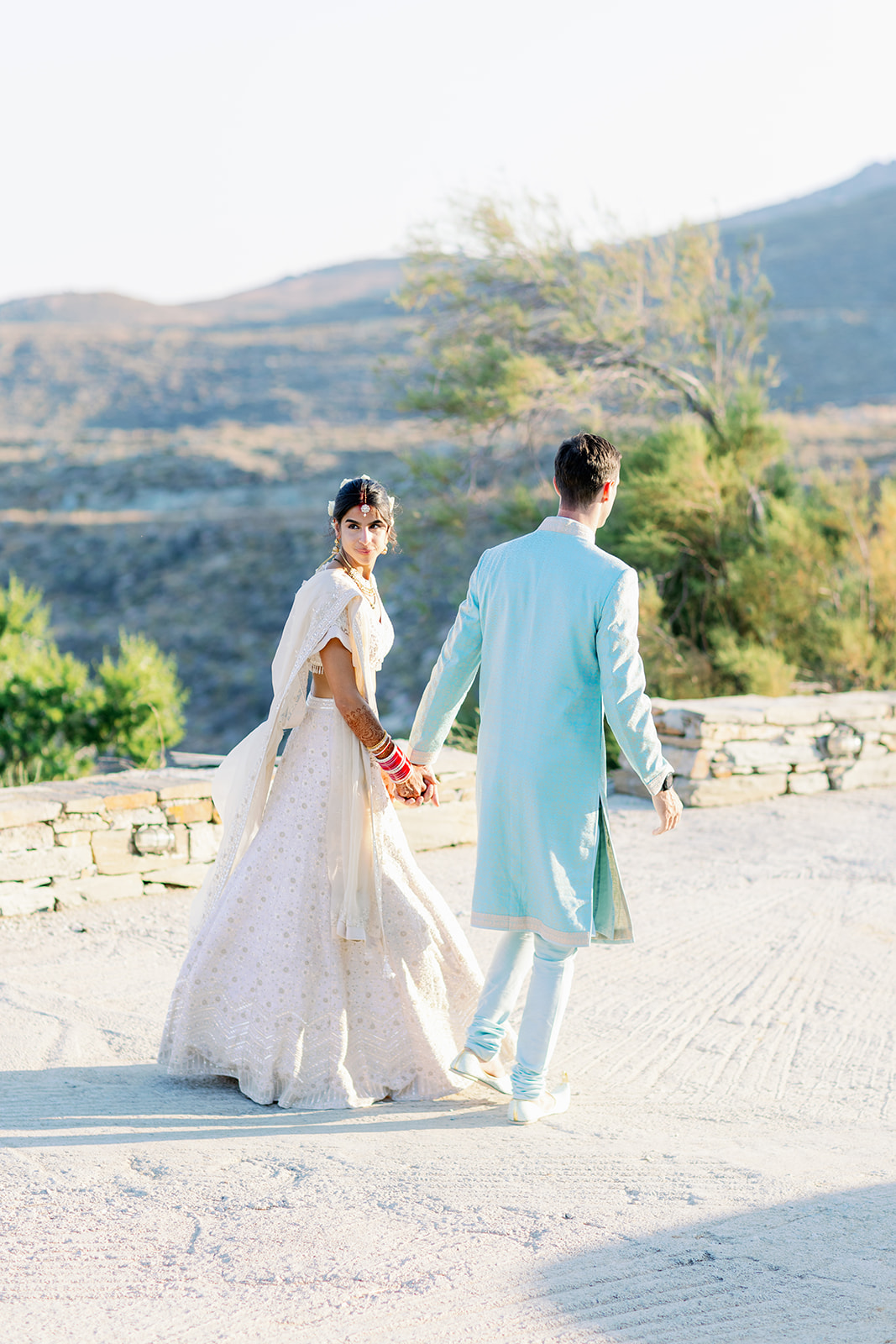 Indian ritual wedding in Greece